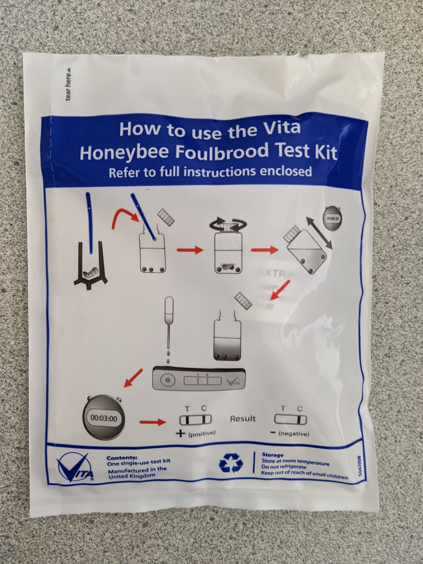 Amercian Foulbrood AFB Diagnostics Test Kit