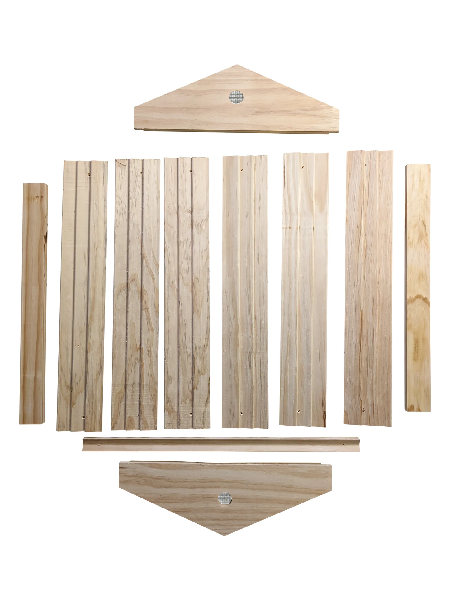 10 Frame - Gabled Garden Beehive Pitched Outer Cover Lid