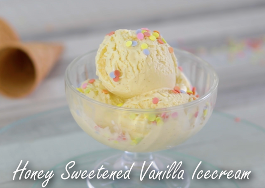 Homemade Honey Ice Cream Recipe - Rich & Creamy