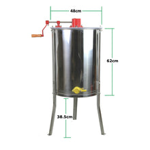 Four frame honey extractor spinner