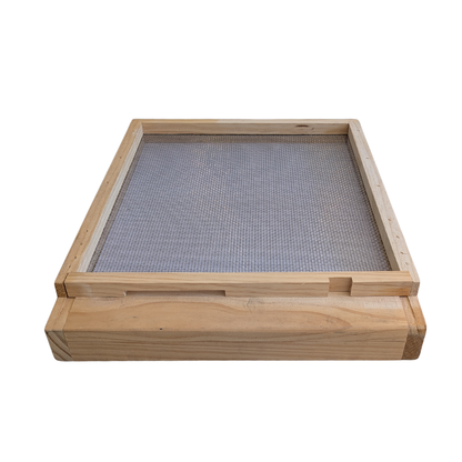 8 Frame Beehive Base - Mesh Vented Bottom Board With Drawer Trap