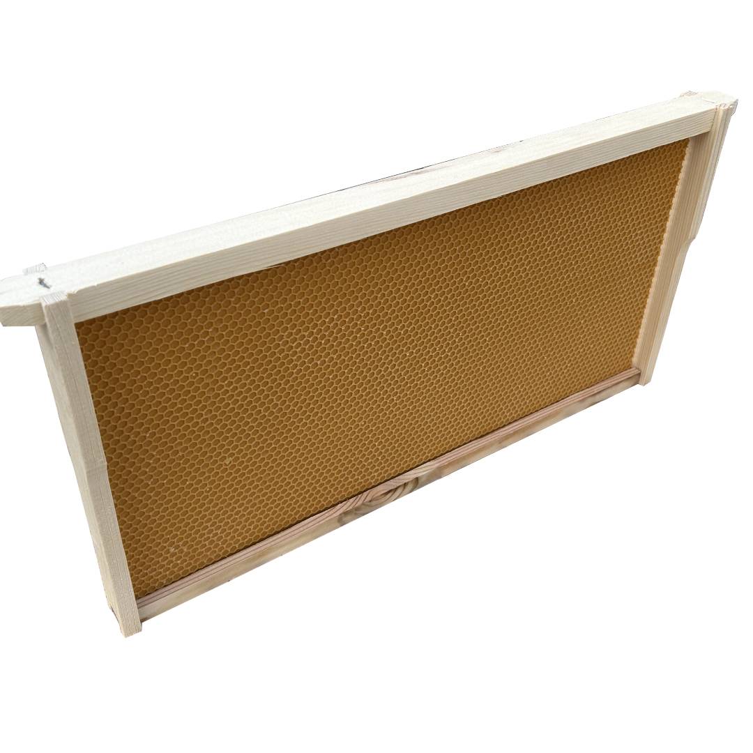 Carton of 20 - Assembled DEEP Timber Beekeeping Frame With Plastic Foundation
