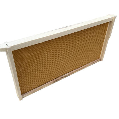 Carton of 20 - Assembled DEEP Timber Beekeeping Frame With Plastic Foundation