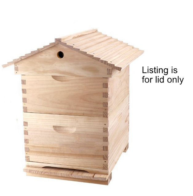Gabled Beehive Lid Pigeon Roof