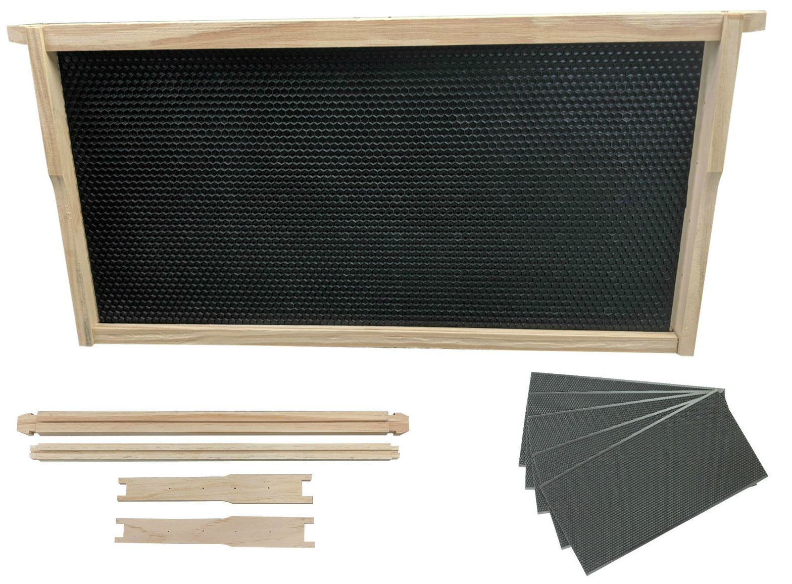 Beekeeping Frames with plastic foundation
