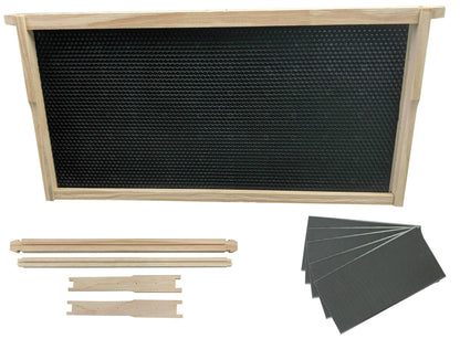 Beekeeping Frames with plastic foundation