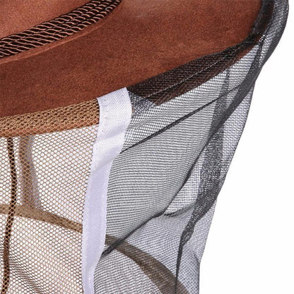 Cowboy Style Beekeeping Veil Hat