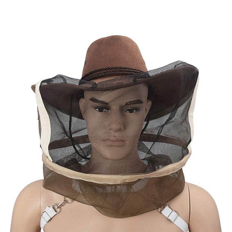 Cowboy Style Beekeeping Veil Hat