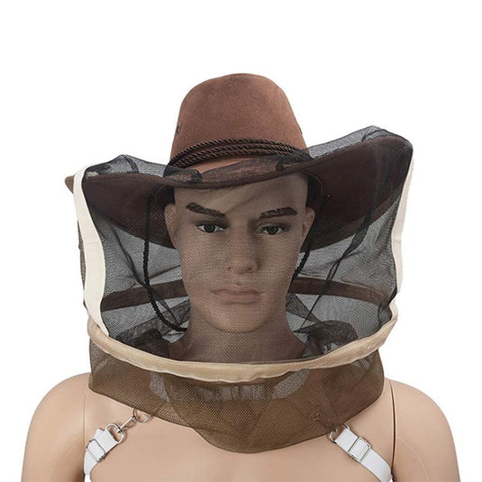 Cowboy Style Beekeeping Veil Hat