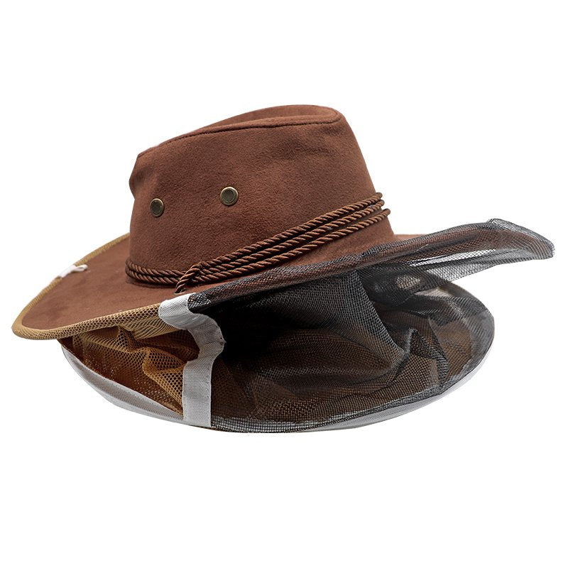 Cowboy Style Beekeeping Veil Hat