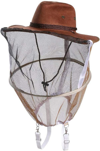 Cowboy Style Beekeeping Veil Hat