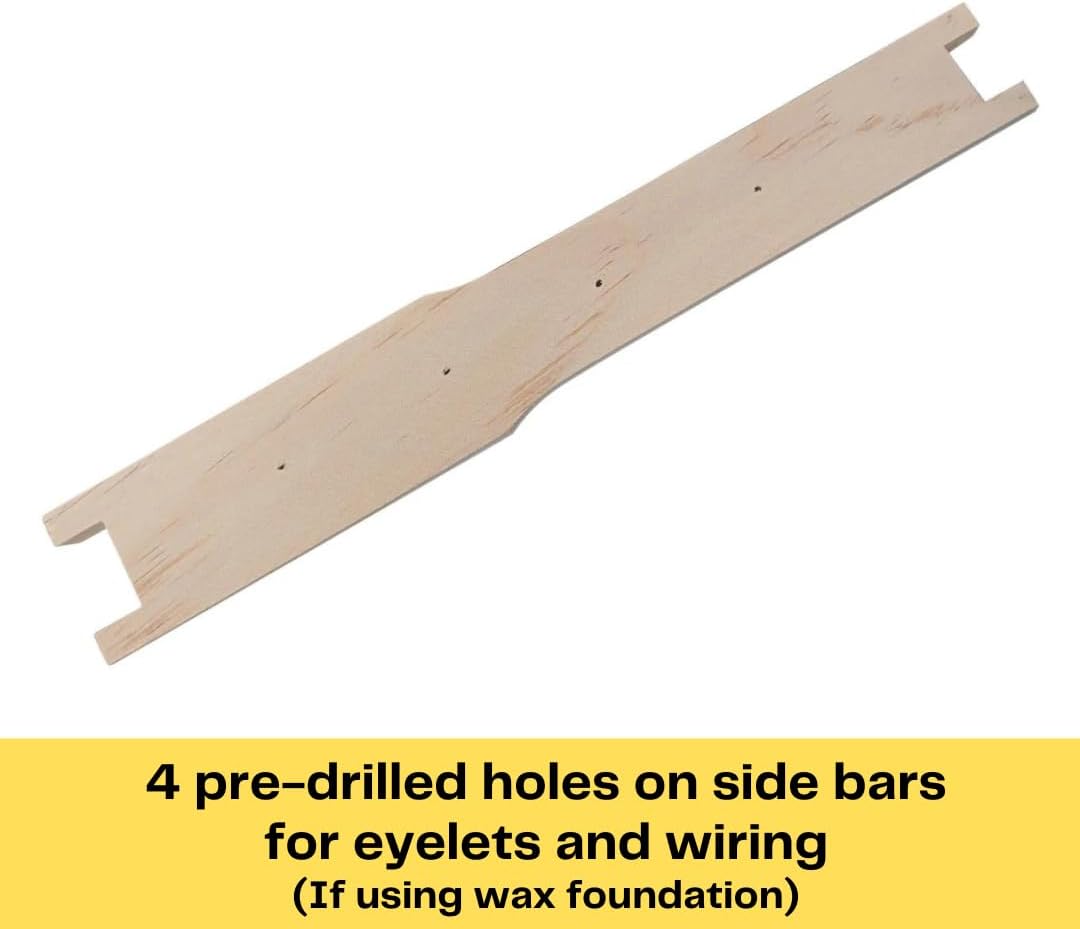 Bulk Buy - 100 Unassembled DEEP Timber Beekeeping Frames - Grooved Top/Bottom Bars