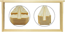 DEEP Size Unassembled Pine Timber Frames - Grooved Top and Bottom Bars