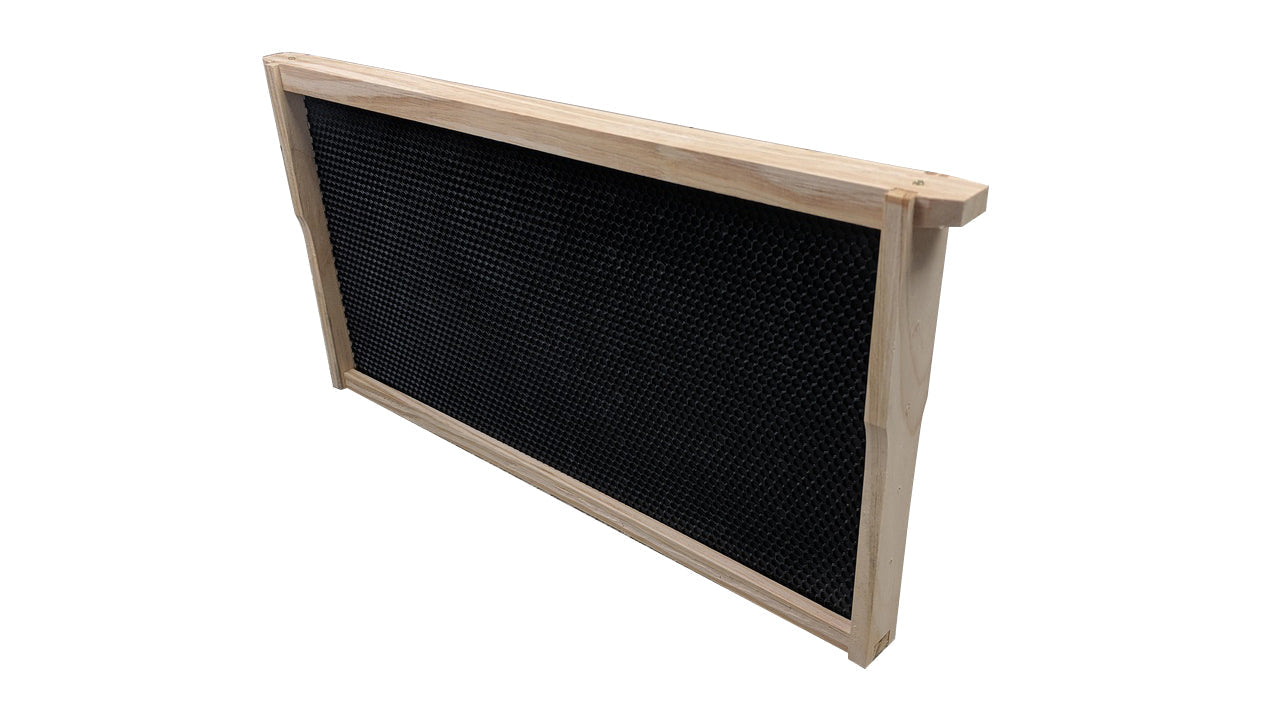 8 Frame Full Depth Beehive Super/Box Kit Including Frames and Foundation