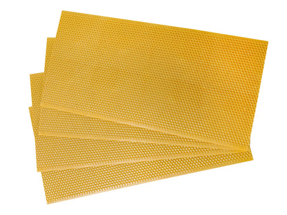 Plastic Beekeeping Foundation - DEEP - Yellow Color