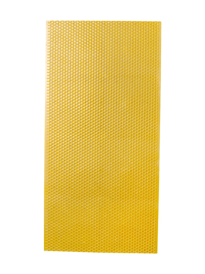 Plastic Beekeeping Foundation - DEEP - Yellow Color