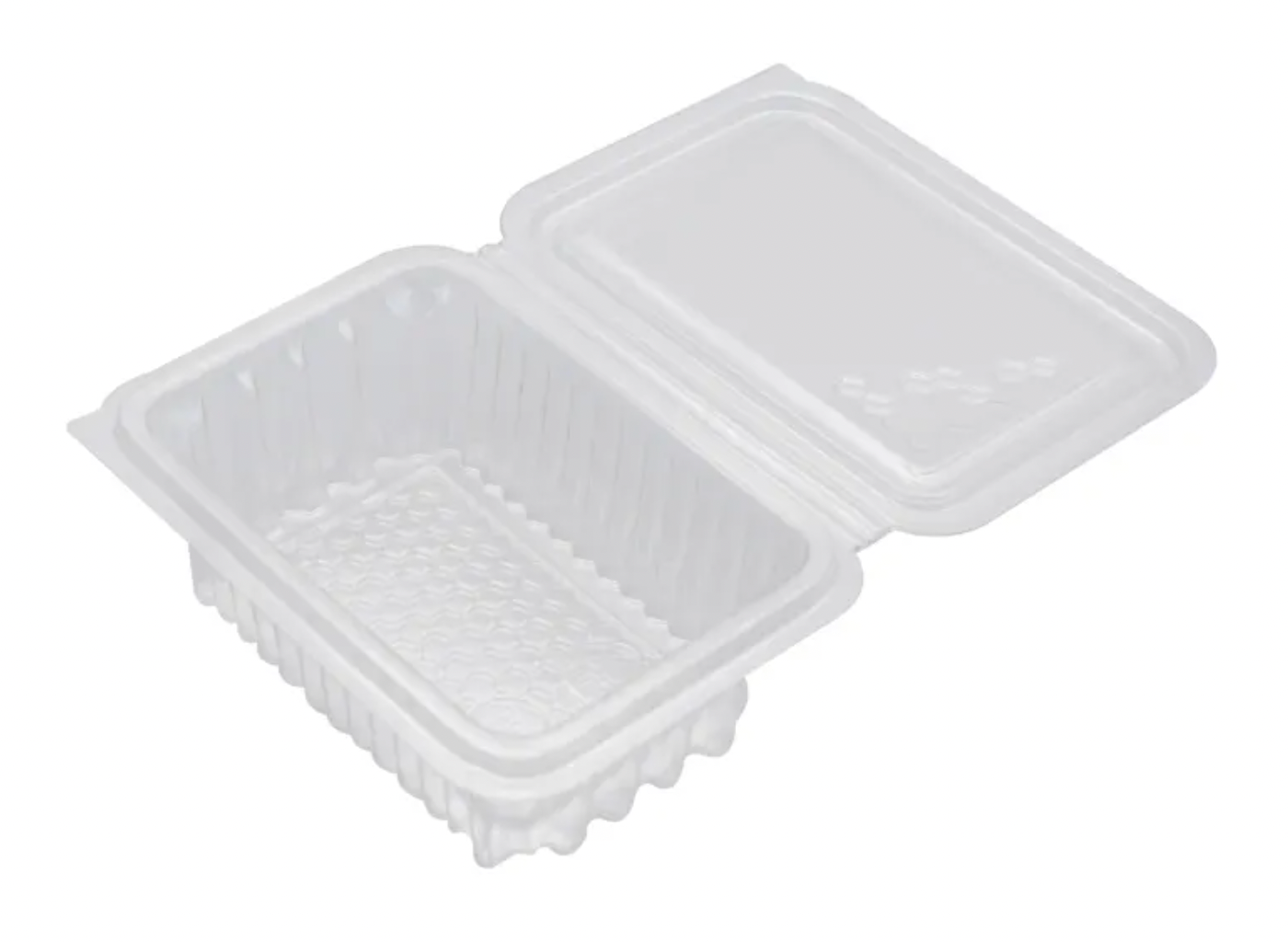Plastic Embossed Honeycomb Containers - Pack of 100