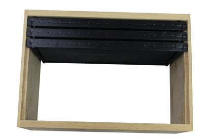 Black Plastic Beehive Frames for Beekeeping Full Depth Langstroth Frames for Deep Hive
