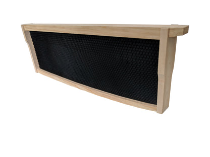 Ideal size beekeeping frames with plastic foundation
