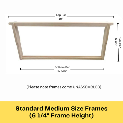 Medium Beekeeping Frame Dimensions Bee Frame