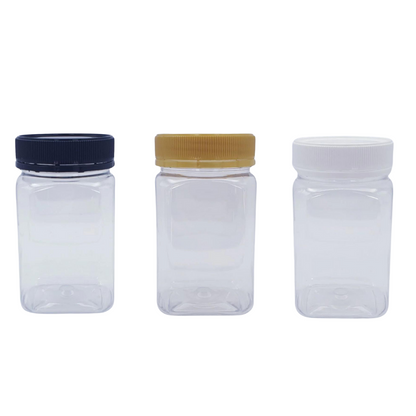 Plastic PET honey jars 500 grams