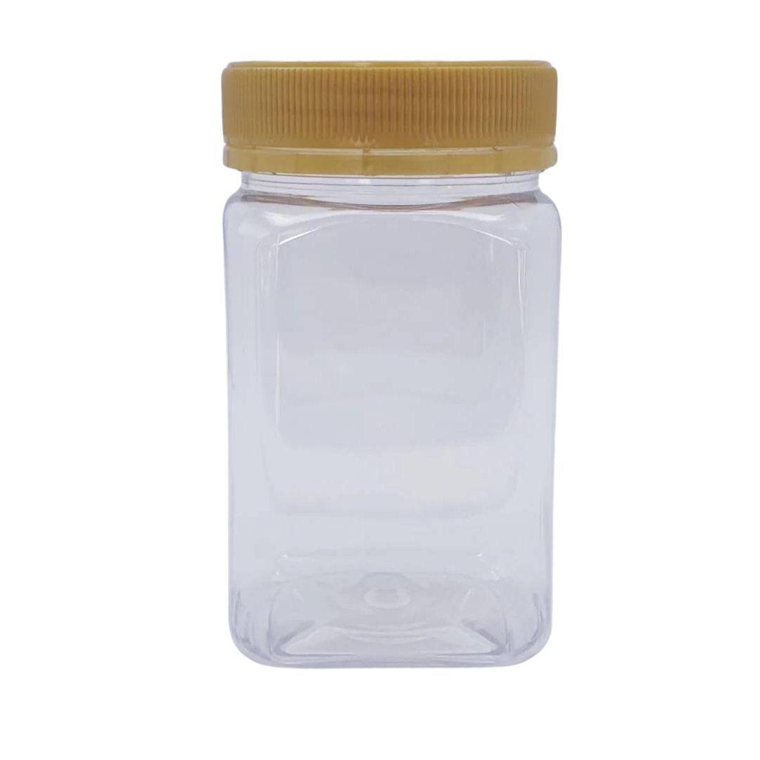 500g honey jars yellow lids
