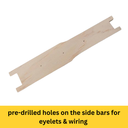 Bulk Buy - 100 Unassembled MEDIUM Timber Beekeeping Frames - Grooved Top/Bottom Bars