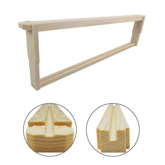Shallow beekeeping frames unassembled pine wood