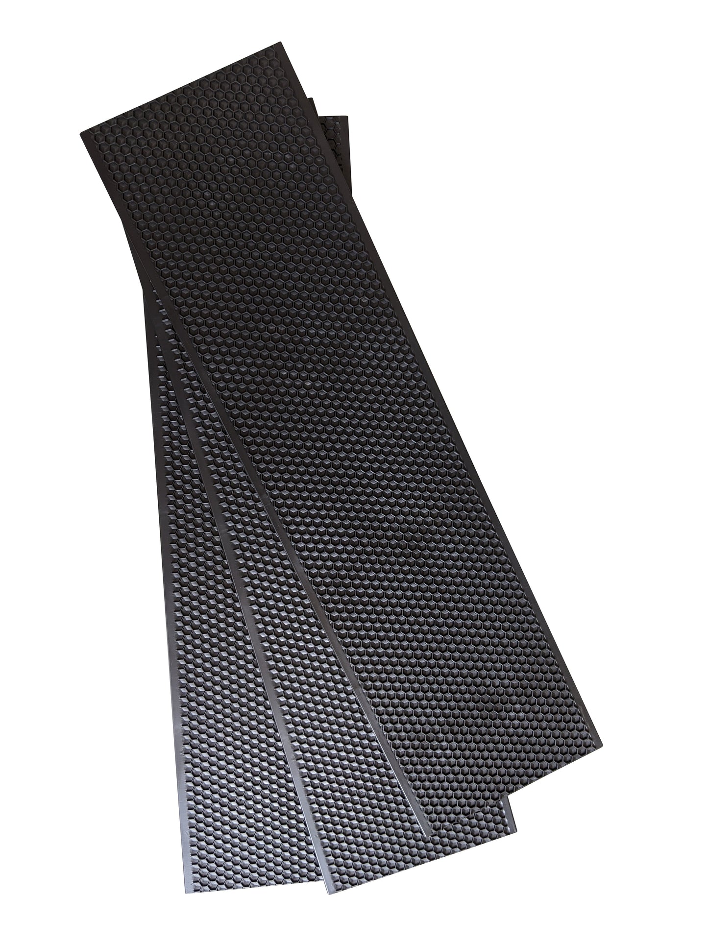 Shallow plastic beekeeping foundation