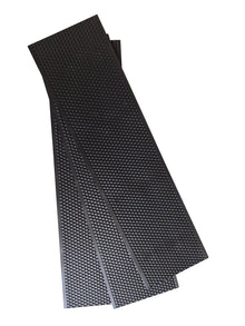 Shallow plastic beekeeping foundation