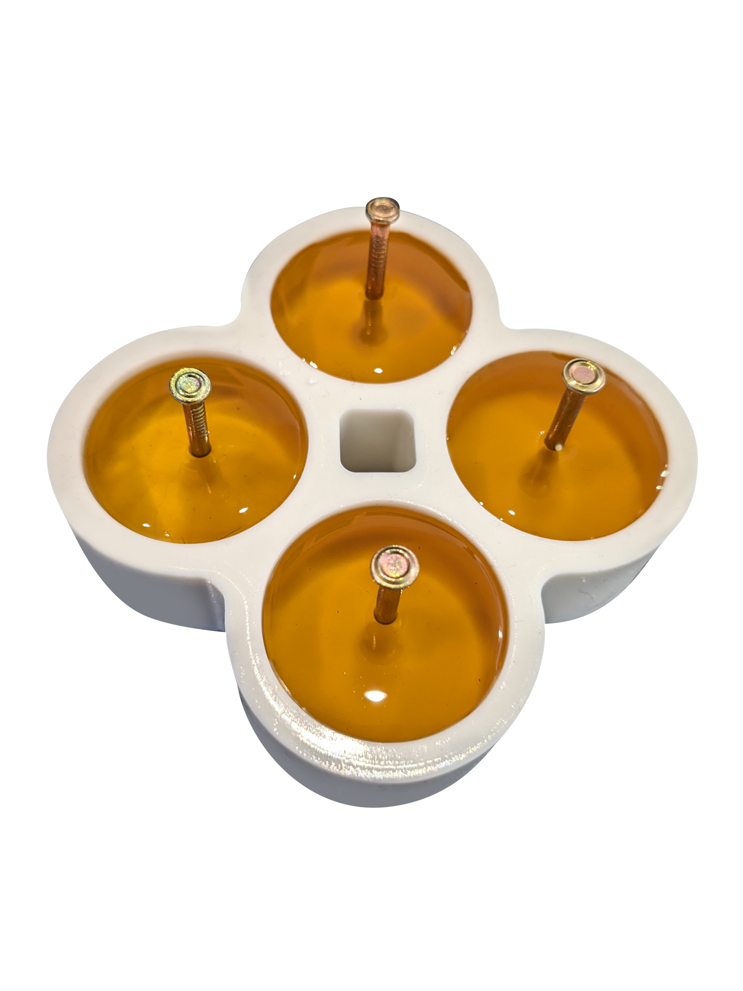 Silicone Tealight Candle Mold - Makes 4 x Tea Light Candles (Elements Theme)
