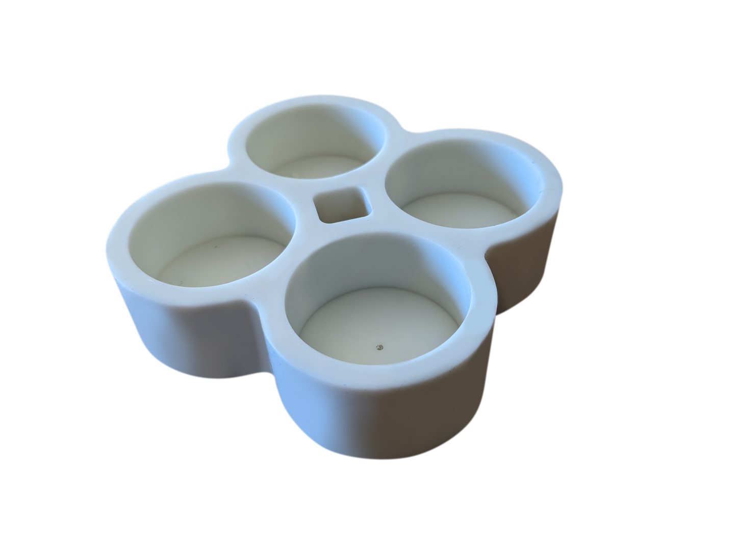 Silicone Tealight Candle Mold - Makes 4 x Tea Light Candles