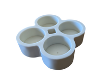 Silicone Tealight Candle Mold - Makes 4 x Tea Light Candles