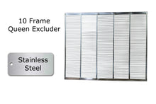 10 Frame Stainless Steel Queen Bee Excluder