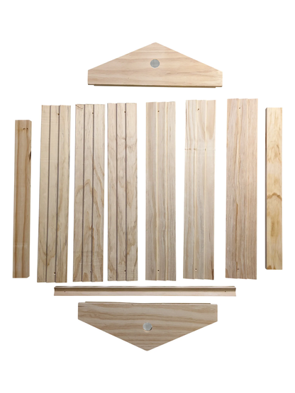 10 Frame - Gabled Garden Beehive Pitched Outer Cover Lid