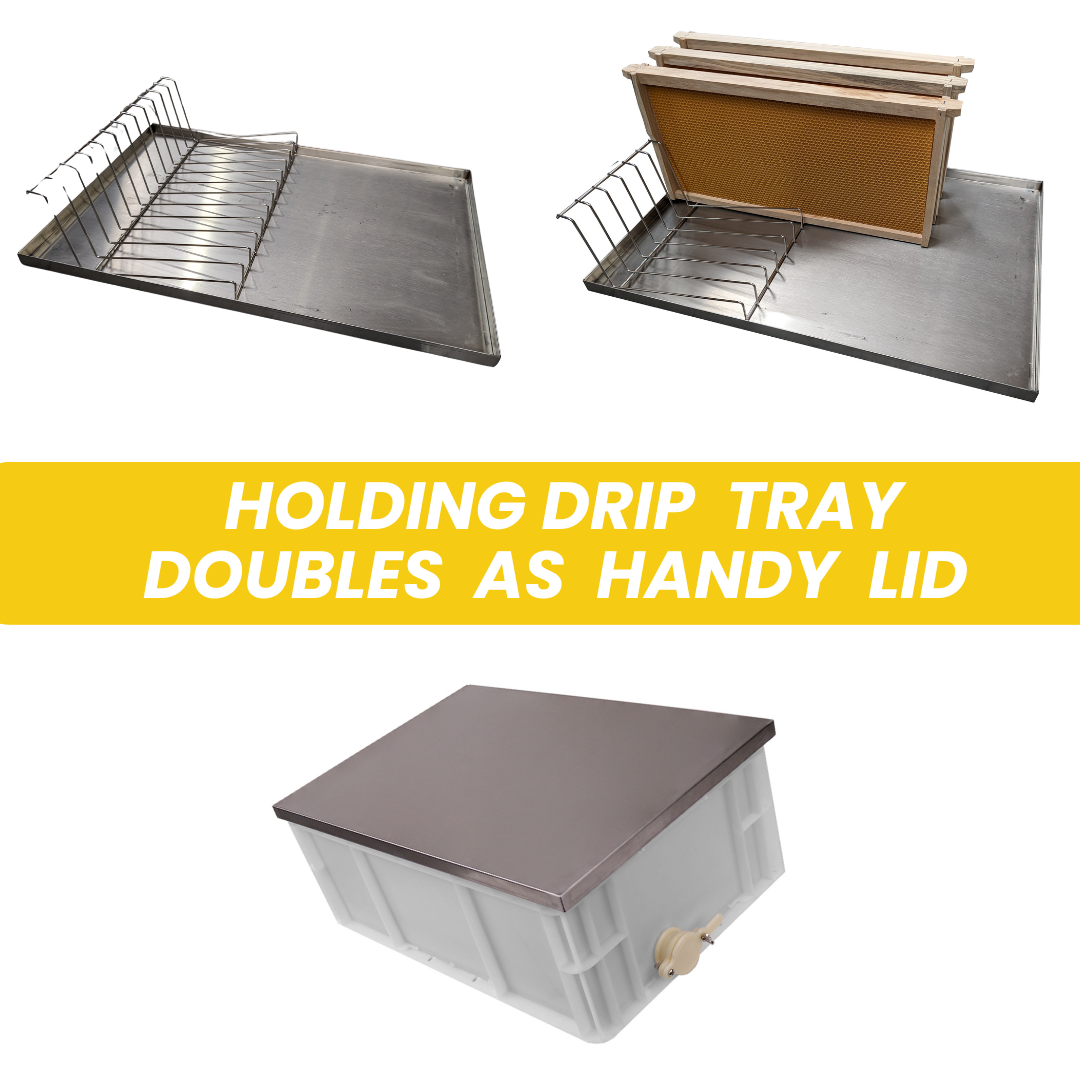 Honey Uncapping Tray Station Tub