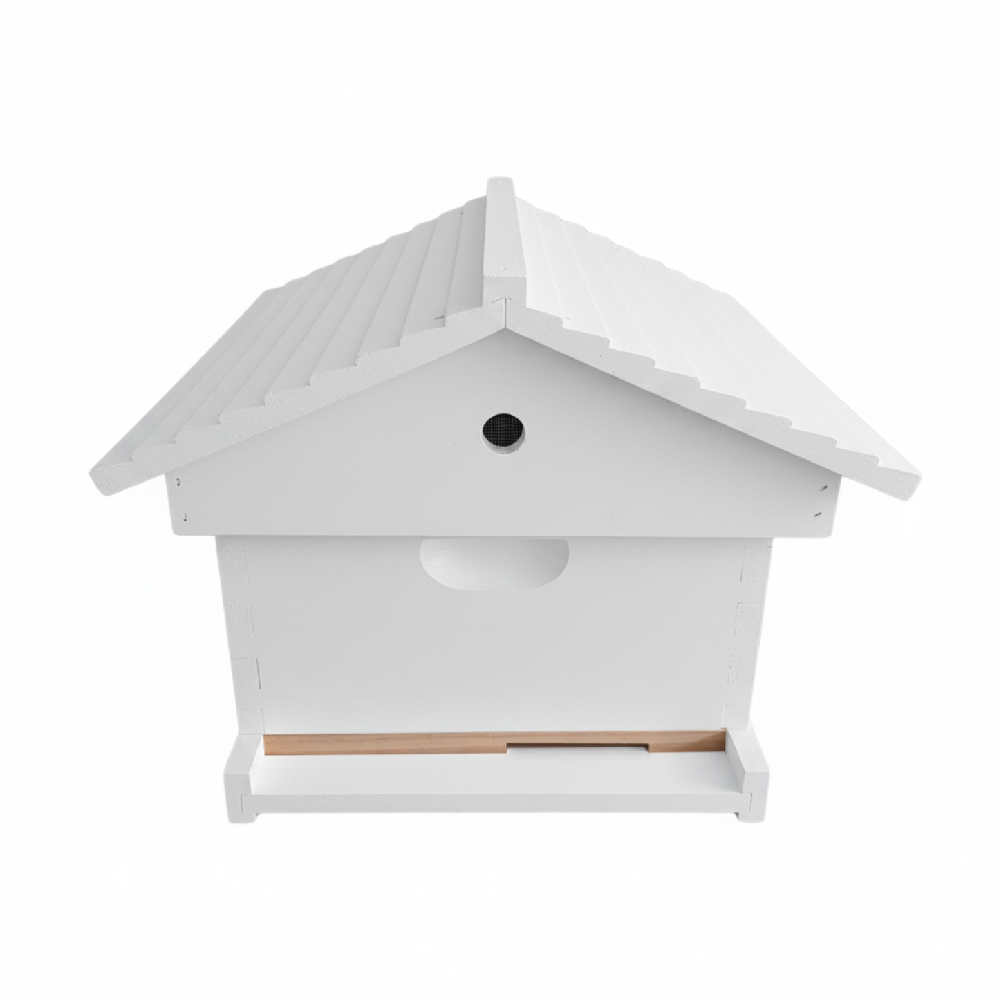 Assembled Painted Beehive - 10F with Gabled Garden Lid