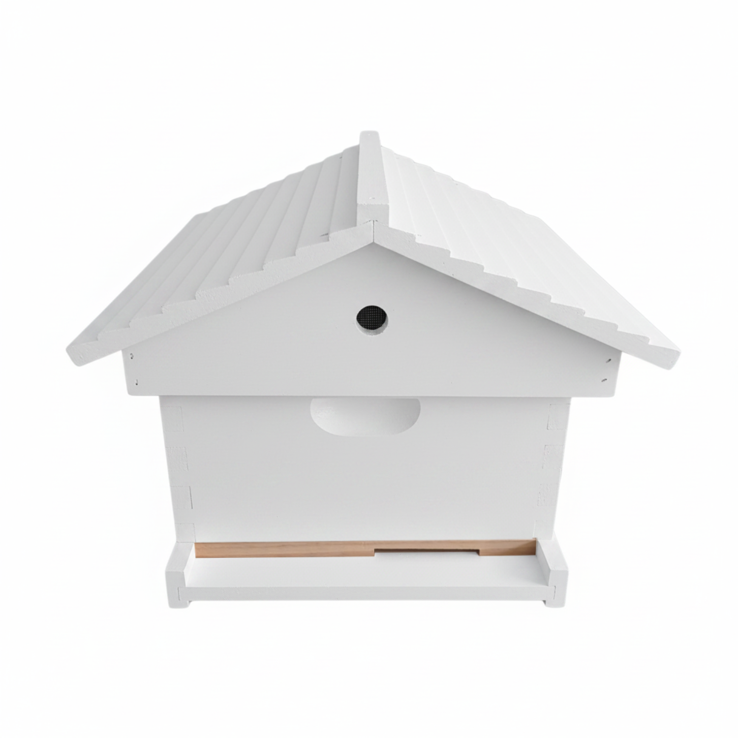 Assembled Painted Beehive - 10F with Gabled Garden Lid