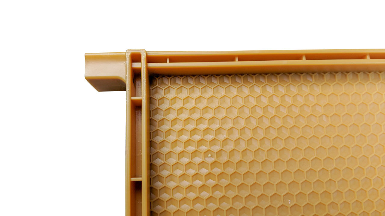 Yellow Plastic Beehive Frames - Full Depth Langstroth Frames for Deep Hive