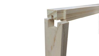Shallow beekeeping frames unassembled pine wood